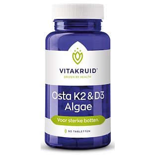 Vitakruid Osta K2 & D3 Algae Tabletten 90TB