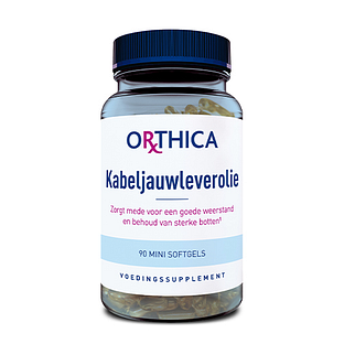 Orthica Kabeljauwleverolie Softgels 90SG
