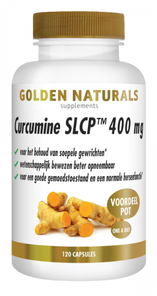 Golden Naturals Curcumine SLCP 400mg Capsules 120VCP