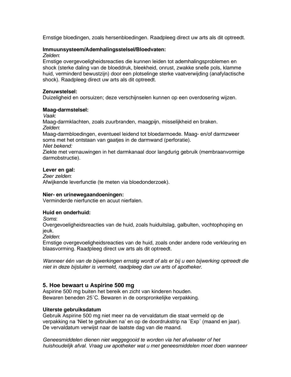 500mg Tabletten afbeelding van document #6, leaflet