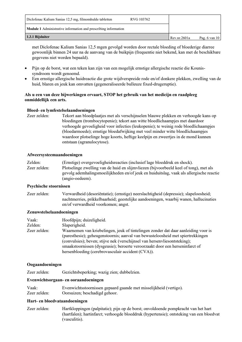 Diclofenac Kalium 12.5mg afbeelding van document #6, leaflet