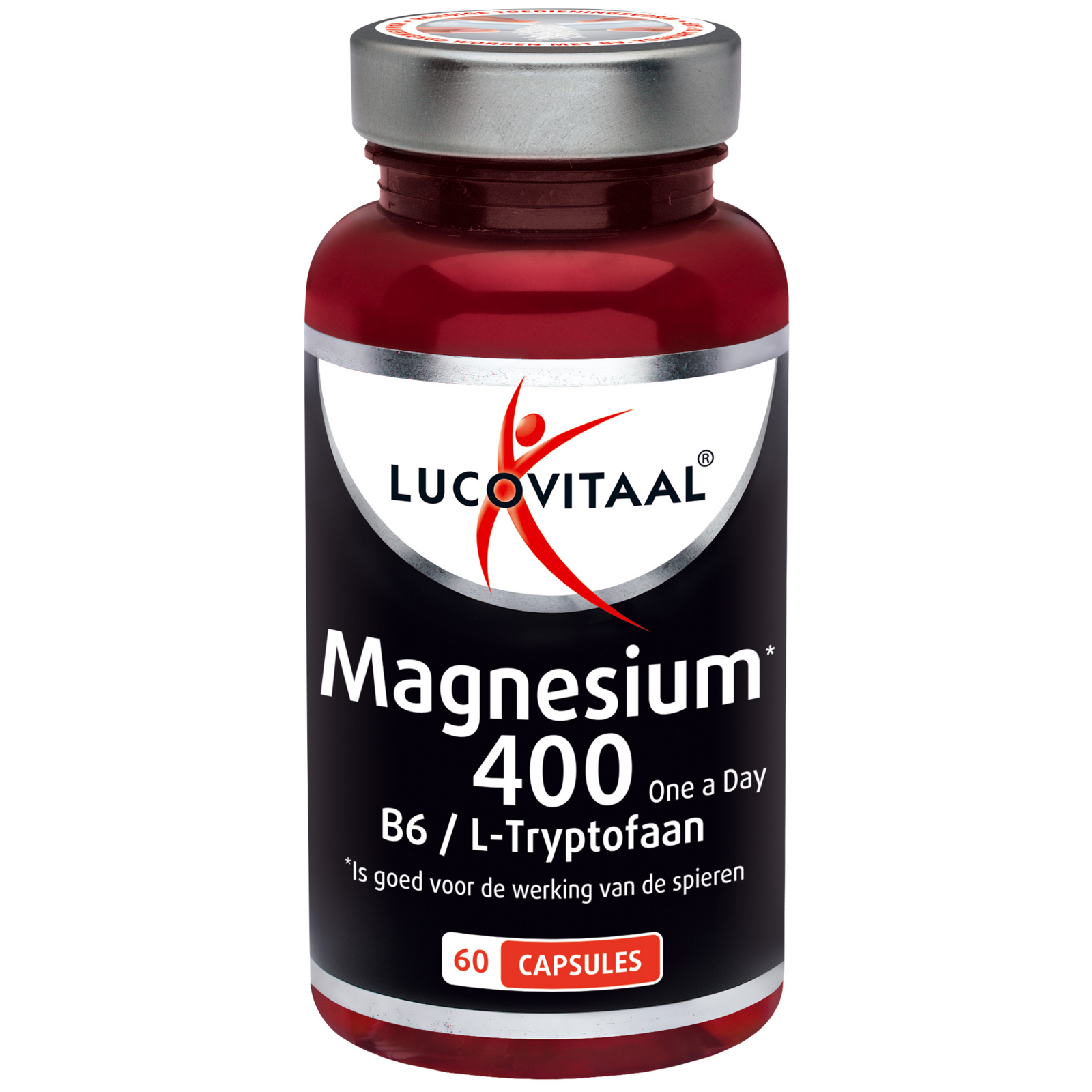 Lucovitaal Magnesium 400 met Vitamine B6 & L-Tryptofaan capsules 60CP