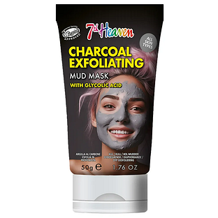 7th Heaven Charcoal Exfolierende Kleimasker met Glycolzuur 50GR