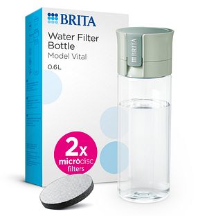 Brita Waterfilterfles Vital Lichtgroen + 2 MicroDisc Filters 1ST