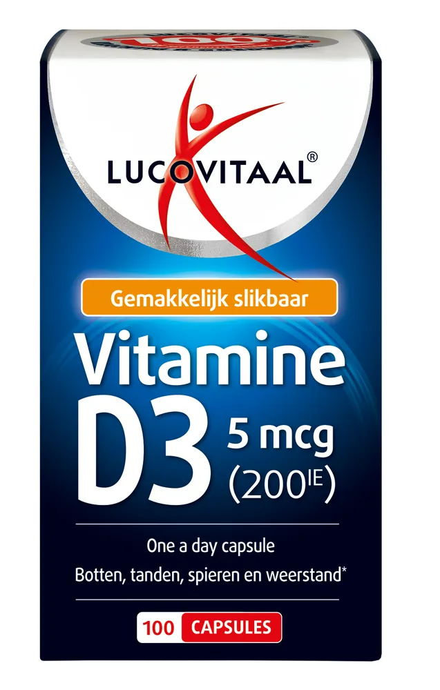 Lucovitaal Vitamine D3 5mcg Capsules
