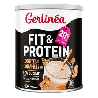 Gerlinéa Fit & Protein Shake Cookies & Caramel 340GR