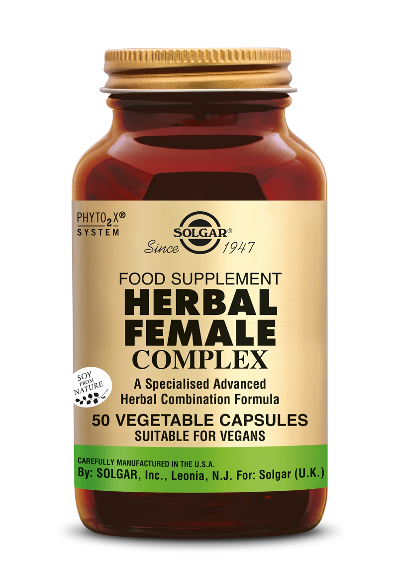 Solgar Herbal Female Kruiden Complex voor Vrouwen Capsules 50VCP