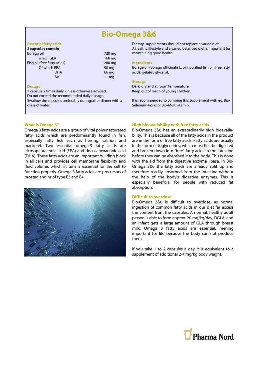Bio-Omega 3&6 Capsules afbeelding van document #2, info_folder