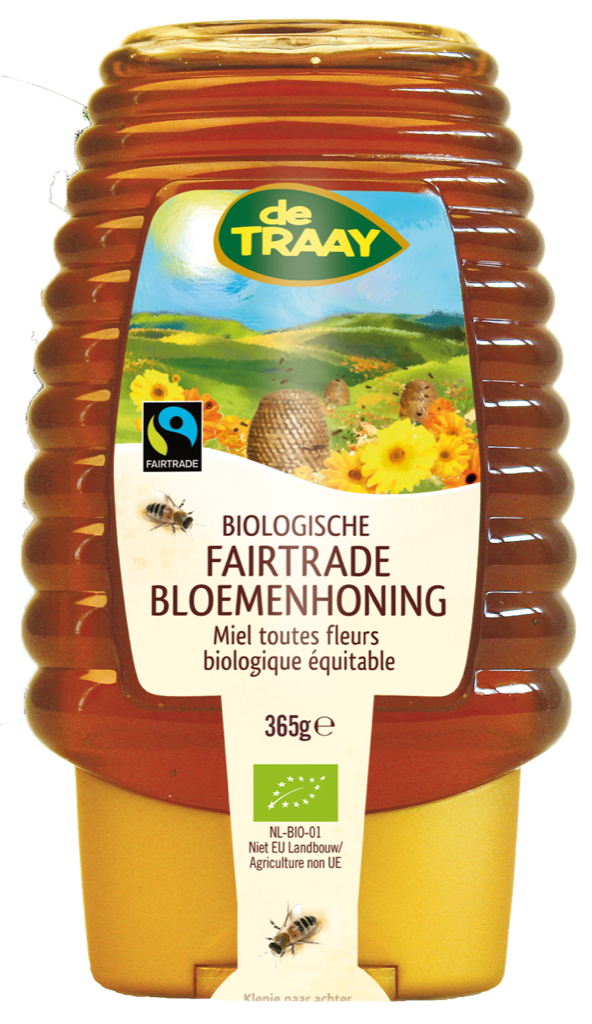 De Traay Biologische Fairtrade Bloemenhoning afbeelding