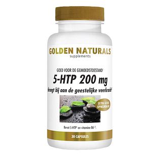 Golden Naturals 5-HTP 200 mg Capsules 30CP Golden Naturals 5-HTP 200 mg Capsules 30CP