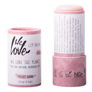 We Love The Planet We Love Lipbalm Velvet Shine - Vegan 4,9GR