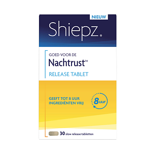 Shiepz Slow Release Nachtrust 8 Uur Tabletten 30TB