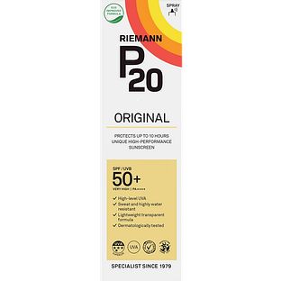 Riemann P20 Zonnebrand Spray SPF50+ 85ML