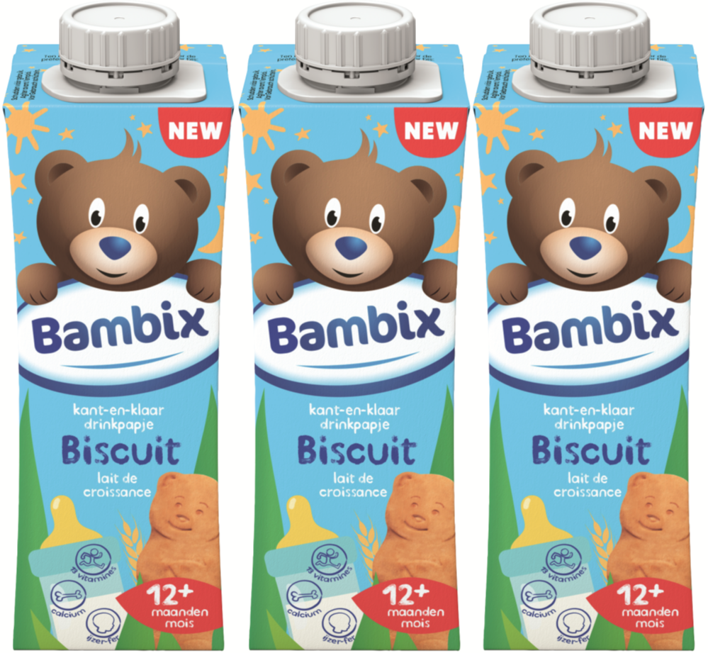 Bambix Drinkpap Kant-en-Klaar Biscuit 12+ afbeelding