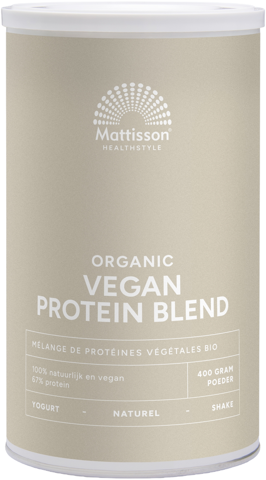 Mattisson HealthStyle Organic Vegan Protein Blend Powder 400GR