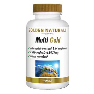 Golden Naturals Multi Gold Capsules 60CP