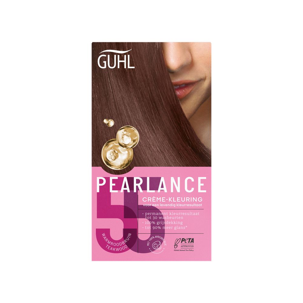Guhl Pearlance Crème-Kleuring 55 Warmroodbruin Teakwood