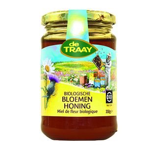 De Traay Biologische Bloemen Honing 350GR De Traay Biologische Bloemen Honing 350GR