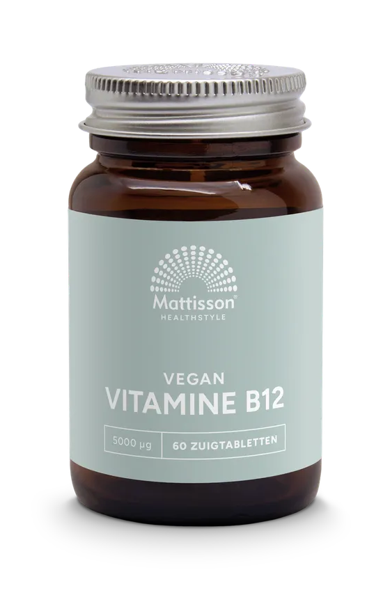 Mattisson HealthStyle Vegan Vitamine B12 5000mcg Zuigtabletten 60TB
