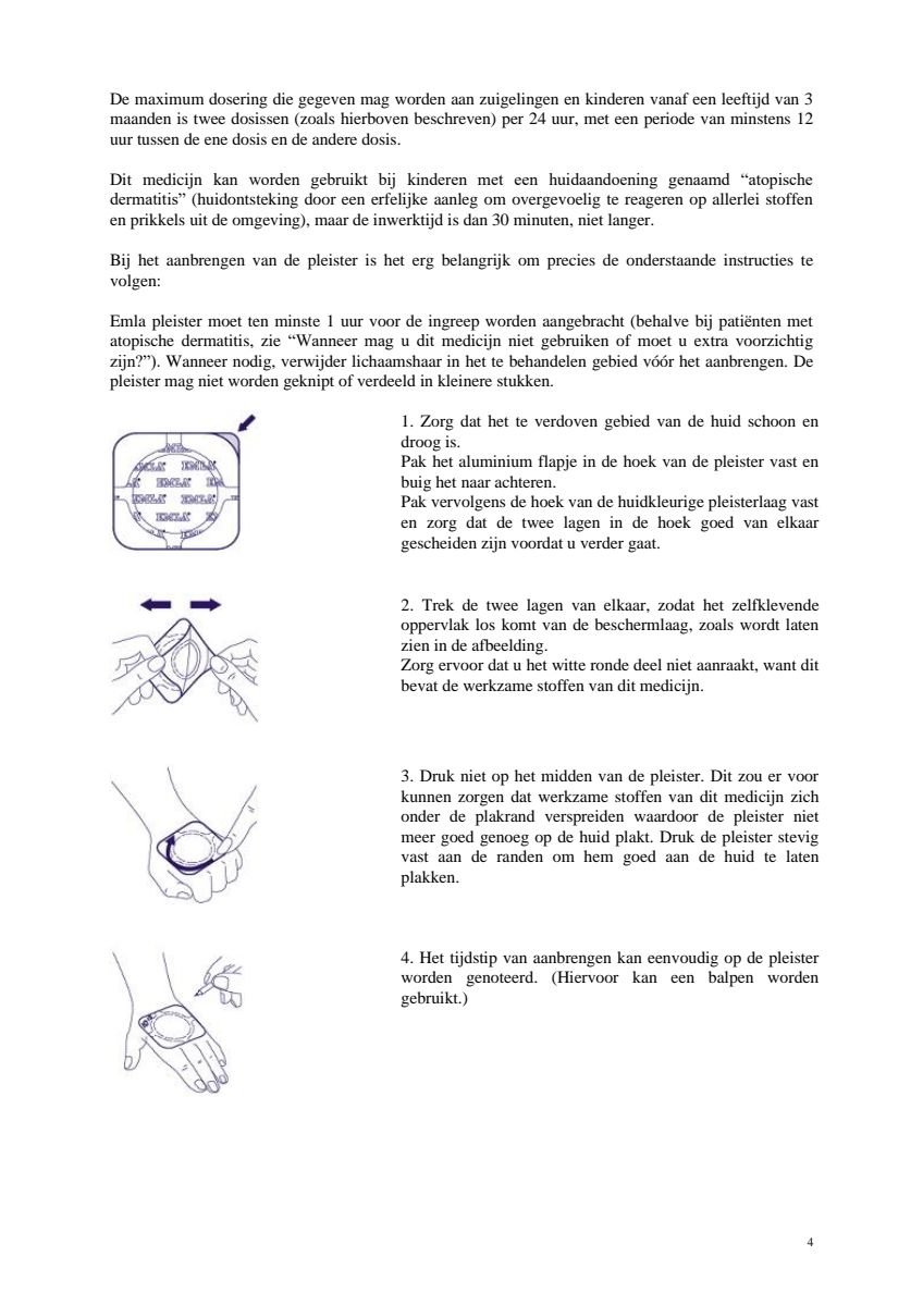 Verdovingspleister afbeelding van document #4, leaflet