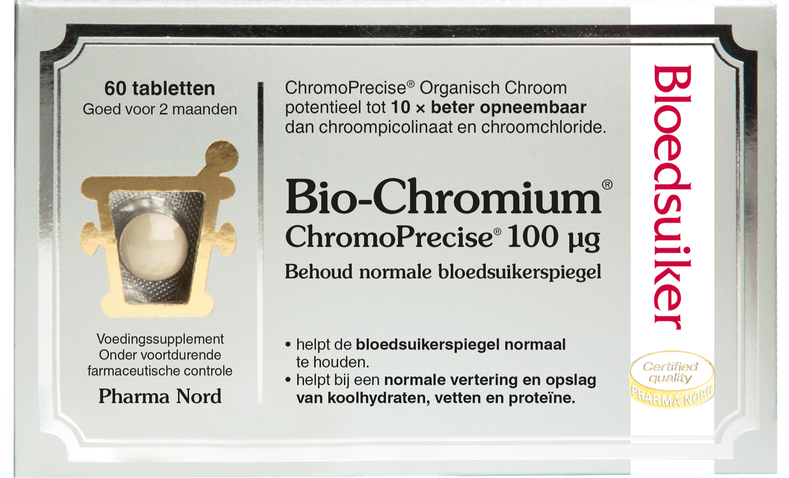 Pharma Nord Bio-Chromium Bloedsuiker Tabletten 60TB