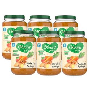 Olvarit 8m+ Wortel Kip Aardappel 200GR Olvarit 8m+ Wortel Kip Aardappel 200GR