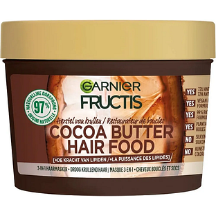 Garnier Fructis 3-In-1 Haarmasker Cocoa Butter 400ML Garnier Fructis 3-In-1 Haarmasker Cocoa Butter 400ML