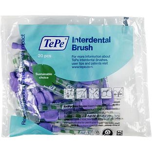 TePe Interdentale Rager Original Paars 1,1 mm 20ST TePe Interdentale Rager Original Paars 1,1 mm 20ST
