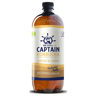 The GUTsy Captain Kombucha Ginger Lemon 1LT