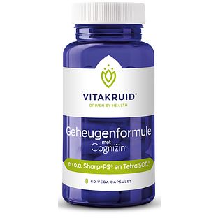 Vitakruid Geheugenformule oa Bacopa monnieri Citicoline OPC 60VCP Vitakruid Geheugenformule oa Bacopa monnieri Citicoline OPC 60VCP
