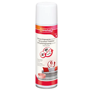 Beaphar Omgevingsspray Vlooien, Vlooienlarven en Teken 250ML