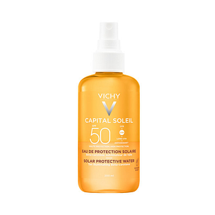 Vichy Capital Soleil Zonbeschermend Water SPF 50 Optimale Bruine Teint 200ML