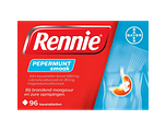 Rennie Pepermunt kauwtabletten bij brandend maagzuur 96TB