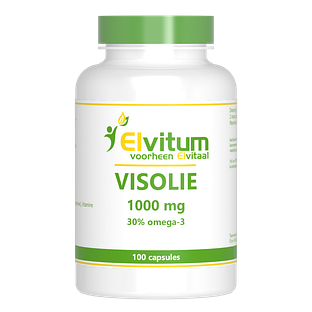 Elvitum Visolie 1000mg Capsules 100CP