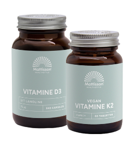 Mattisson HealthStyle Vitamine D3 en Vitamine K2 Combi Set