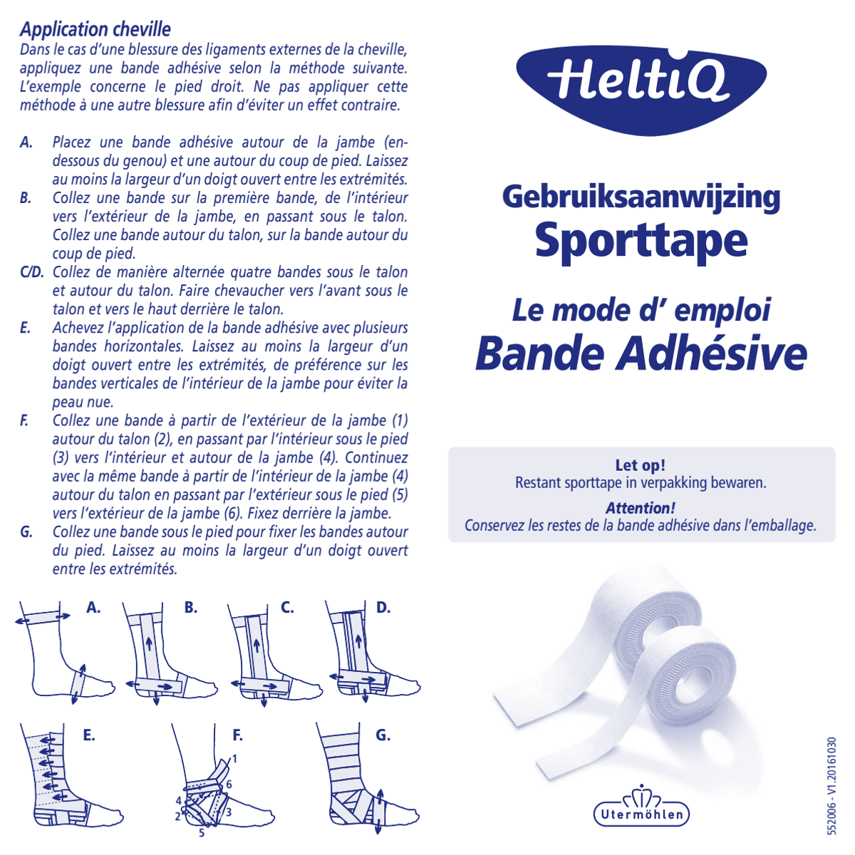 Sporttape Breed 3.75 x afbeelding van document #1, instructions