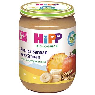 HiPP 6M+ Ananas Banaan met Granen 190GR
