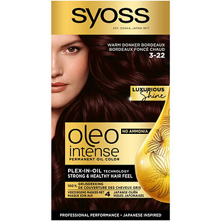 Syoss Oleo 3-22 Warm Donker Bordeaux 1ST