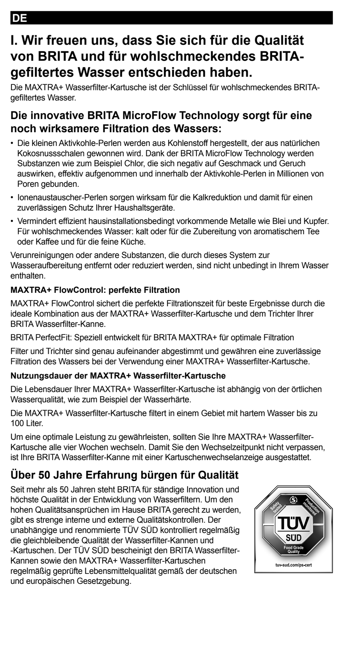 Waterfilterkan Marella Blauw XL + 1 Maxtra Filterpatroon afbeelding van document #3, instructions
