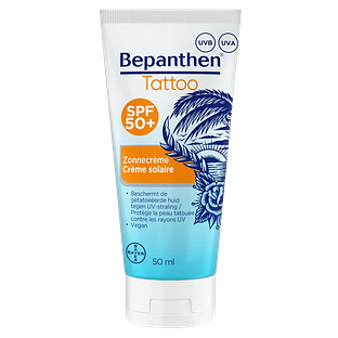 Bepanthen Tattoo Zonnecrème SPF50+ 50ML Bepanthen Tattoo Zonnecrème SPF50+ 50ML