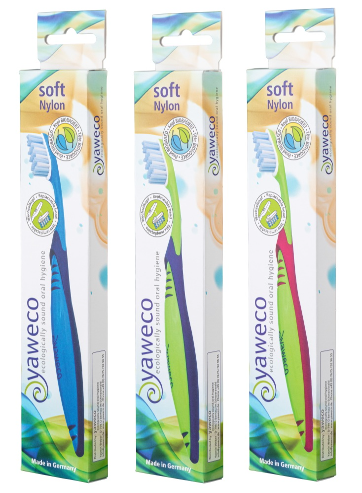 Yaweco Tandenborstel Bio Soft Nylon afbeelding 1