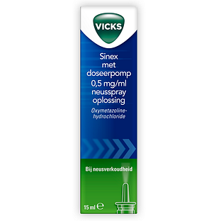 Vicks Sinex Doseerpomp 15ML