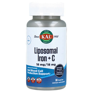 Kal Liposomaal IJzer Vitamine C Capsules 30CP