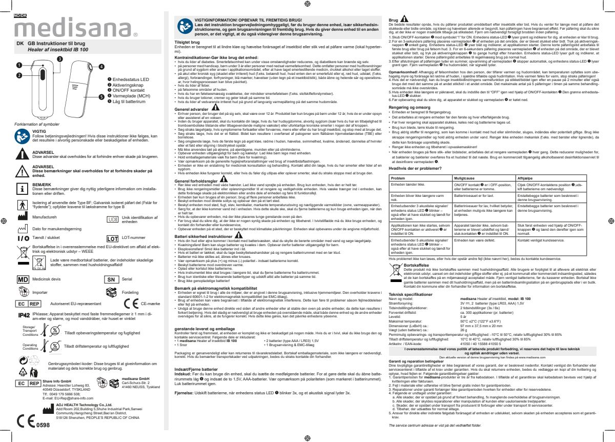 IB100 Insectenbeet Verzachter afbeelding van document #12, instructions