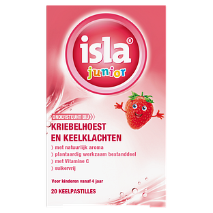 isla Junior Keelpastilles - bij kriebelhoest en keelklachten 20TB