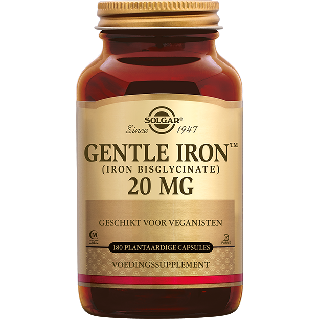 Solgar Gentle Iron 20 mg Capsules 180VCP