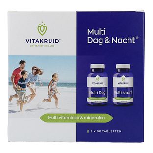 Vitakruid Multi Dag & Nacht HD 100% Vegan 2 x 90 180TB