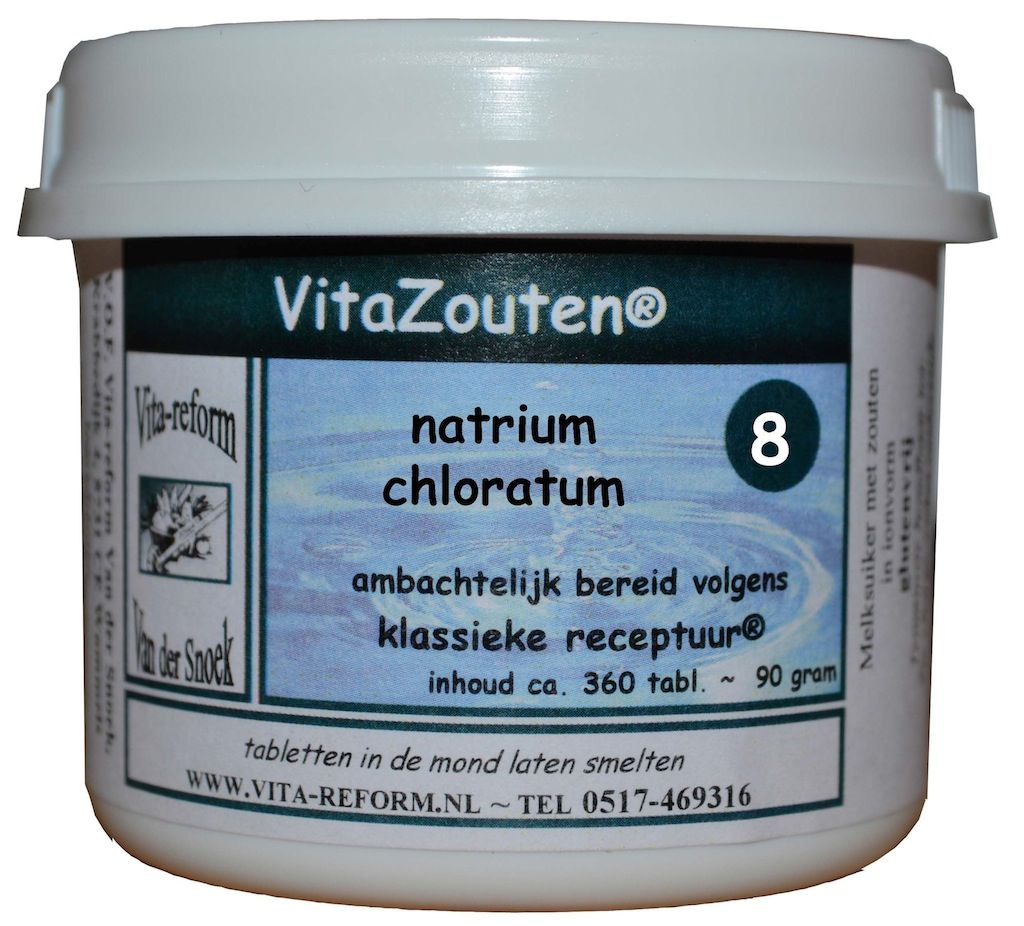 Vita Reform Van der Snoek Vita Reform Vitazouten Nr. 8 Natrium Chloratum Muriaticum 360TB