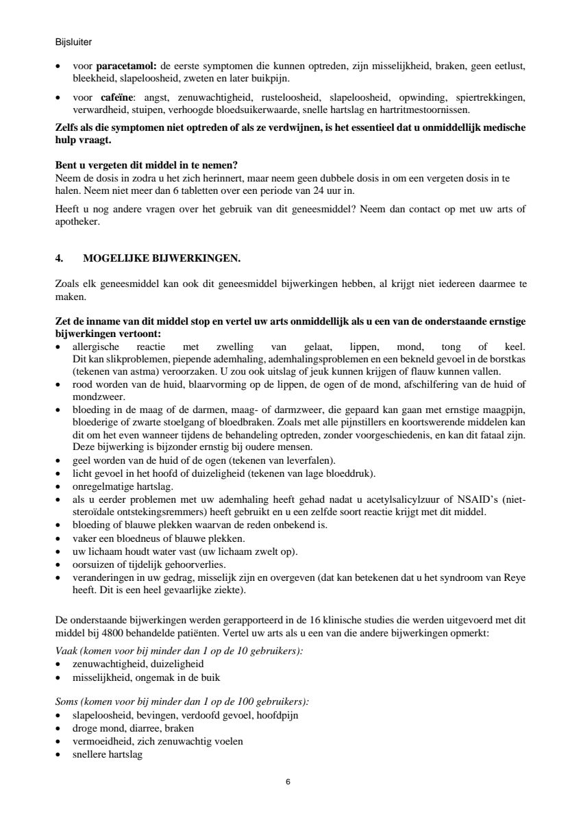 Filmomhulde Tabletten afbeelding van document #6, leaflet