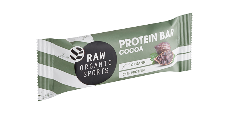 Raw Organic Sports Protein Bar Cocoa 47GR